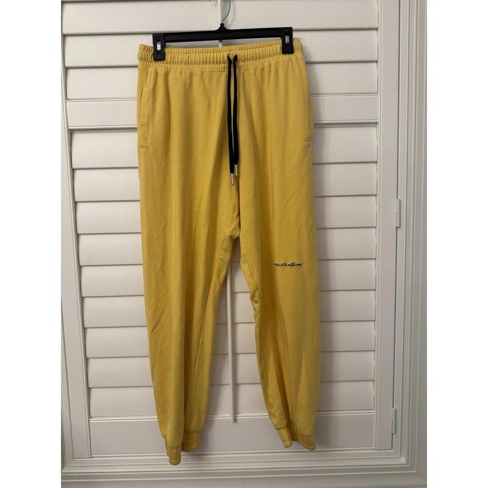 Albion x Kelsey Wells yellow sweatpants size Small